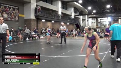 100 lbs Round 4 (16 Team) - Zurri Zamora, Sisters On The Mat vs Averi Dawn, Braided Brutes Wrestling