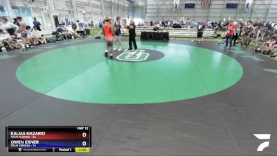 152 lbs 2nd Wrestleback (16 Team) - Kalias Nazario, Team Florida vs Owen Exner, Team Virginia