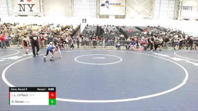 75 lbs Cons. Round 3 - Landyn Clifford, Grain House Grapplers Wrestling Club vs Dante Sausa, Brockport Jr Blue Devils Wrestling Club