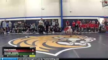 165 lbs Champ Round 1 (16 Team) - Michael Angers, Castleton University vs Ryan Powers, Worcester Polytechnic