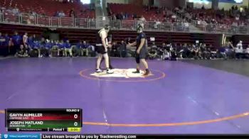 285 lbs Round 6 (8 Team) - Gavyn Aumiller, Cheyenne East vs Joseph Matland, Bennington