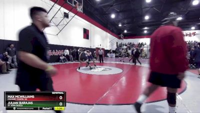 170 lbs Semifinal - Julian Barajas, St John Bosco vs Max McWilliams, Calvary Chapel SA