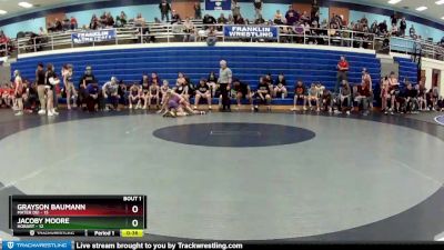 102 lbs Round 1 (4 Team) - Grayson Baumann, Mater Dei vs Jacoby Moore, Hobart