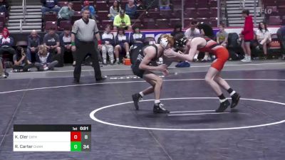 121 lbs Consy Rd I - Keagan Oler, Cathedral Preparatory Sch vs Rylan Carter, Chambersburg Area