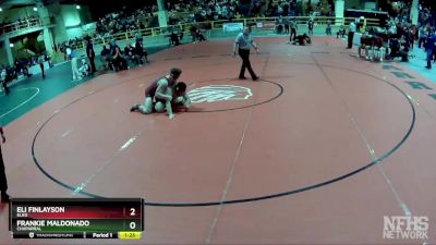 215 lbs Semifinal - Eli Finlayson, Elko vs Frankie Maldonado, Chaparral