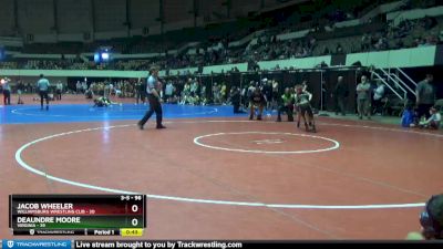 96 lbs 1st Place Match - DeAundre Moore, Virginia vs Jacob Wheeler, Williamsburg Wrestling Clib