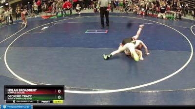 59 lbs Cons. Round 2 - Nolan Broadbent, Olympus-Skyline vs Deckerd Tracy, Aviator Wrestling Club