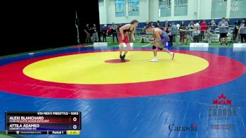 92kg Champ. Round 2 - Alexi Blanchard, Club De Lutte Acadie Bathurst vs Attila Adamko, London-Western WC