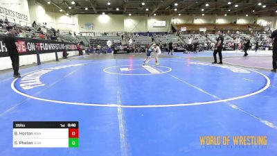 65 lbs Final - Bryher Horton, Moen Wrestling Academy vs Savannah Phelan, Legacy Dragons