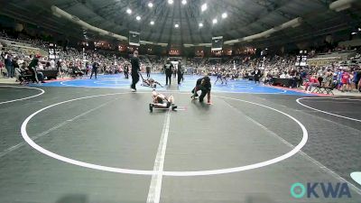 52 lbs Round Of 32 - Jaxson Dilbeck, Woodland Wrestling Club vs Brock Villines, Weatherford Youth Wrestling