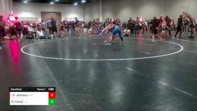 132 lbs Semifinal - Elijah Johnson, Robbinsonbile Middle School vs Raymond Cavey, Florida