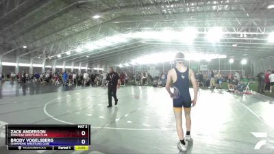 126 lbs Cons. Round 2 - Zack Anderson, Syracuse Wrestling Club vs Brody Vogelsberg, Champions Wrestling Club