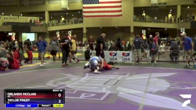 126 lbs Champ. Round 1 - Orlando Mcclain, OK vs Taylor Finley, IL