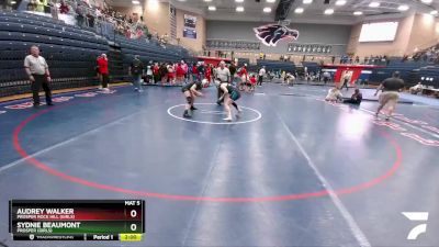 152 lbs Semifinal - Audrey Walker, Prosper Rock Hill (Girls) vs Sydnie Beaumont, Prosper (Girls)