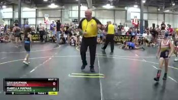 49 lbs Round 4 (6 Team) - Levi Kaufman, Backyard Brawlers vs Isabella Mafnas, American Gladiators-Blue