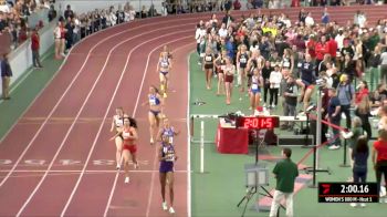 Women's 800m, Heat 1 - LSU's Michaela Rose #2 NCAA All-Time! + High Schooler Sophia Gorriaran 2:01!