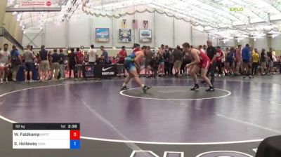92 kg Round Of 32 - William Feldkamp, Northern Illinois RTC vs Steven Holloway, University Of Iowa