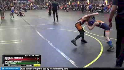 60 lbs Quarterfinal - Joaquin Ascencio, Clio WC vs Sawyer Johnson, Gobles Youth WC