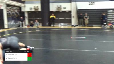 285 lbs Prelims - Ben Sullivan, Army vs Zachery Nemec, Michigan