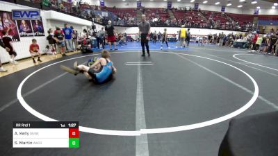 64 lbs Rr Rnd 1 - Aden Kelly, Division Bell Wrestling vs Samuel Martin, Waco Wrestling Academy