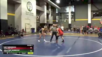 120 lbs Round 4 (12 Team) - Devlynn Albrecht, Texas SOTM vs Lily Weinreich, Grand View