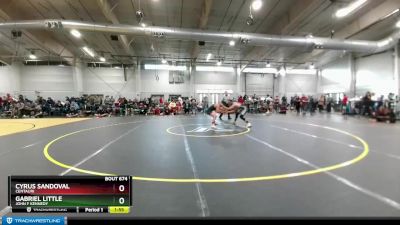 150 lbs Champ. Round 3 - Cyrus Sandoval, Centauri vs Gabriel Little, John F Kennedy