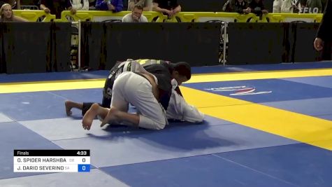 OWEN SPIDER HARSHBARGER vs JARIEL DARIO SEVERINO 2024 Pan Jiu Jitsu IBJJF Championship
