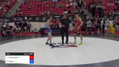 51 kg Rnd Of 32 - Joseph Uhorchuk, Minion Training Center vs Alex Rozas, AllStar Wrestling Club