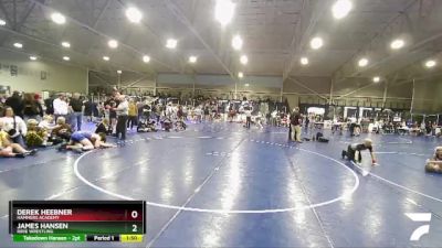 150 lbs Cons. Round 4 - James Hansen, Ririe Wrestling vs Derek Heebner, Hammers Academy