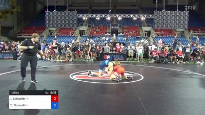 126 lbs Cons 16 #2 - Isaiah Schaefer, Indiana vs Cash Donnell, Oklahoma