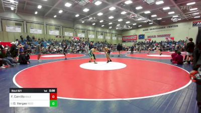 154 lbs Consi Of 8 #1 - Fabius Carrillo, Golden Valley vs Demetrius Vargas, Reedley