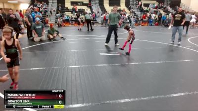 47 lbs Round 3 - Grayson Link, Summerville Takedown vs Mason Whitfield, Palmetto State Wrestling