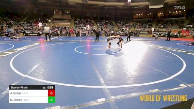 70 lbs Quarterfinal - Jaxon Roller, R.A.W. vs Oakley Otwell, Honey Badgers Wrestling Club