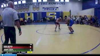 195 lbs Semifinals (8 Team) - Aiden Vega, Palmetto Ridge H.S. vs Kris Reyes, South Dade