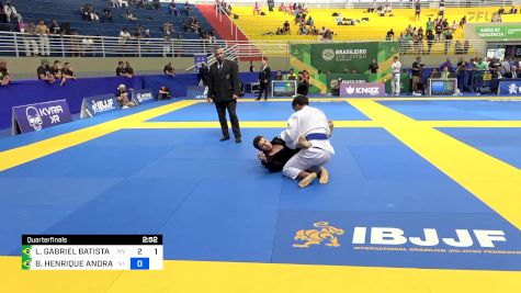 LEONARDO GABRIEL BATISTA DA SILV vs BRUNO HENRIQUE ANDRADE GALVÃO 2024 Brasileiro Jiu-Jitsu IBJJF