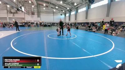 70 lbs Cons. Round 4 - Peyton Marsh, Spartan Mat Club vs Kyler Kaspar, Austin Wrestling Academy