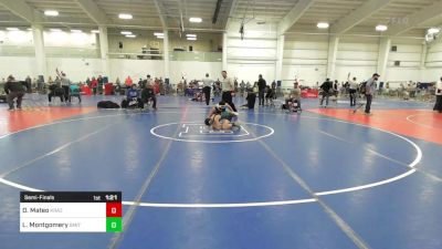 111 lbs Semifinal - Darian Mateo, Krazy Monkey WC vs Lincoln Montgomery, Smitty's Wrestling Barn