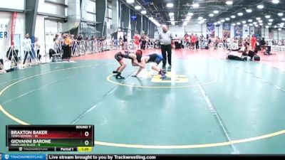 92 lbs Rd# 10- 4:00pm Saturday Final Pool - Giovanni Barone, Maryland Black vs Braxton Baker, Terps Demons