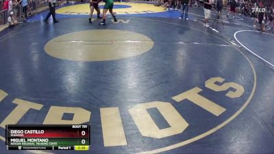 192 lbs 5th Place Match - Diego Castillo, Hughson vs Miguel Montano, Nexgen Regional Training Cente