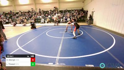 112 lbs Rr Rnd 1 - Asher George, Honey Badgers Wrestling Club vs Landon Thweat, Poteau Youth Wrestling Academy