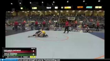 120 lbs Finals (8 Team) - Mitch Warren, 5A Crook County vs Eduardo Matheus, 5A Thurston