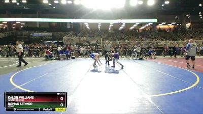 2A 120 lbs Quarterfinal - Roman Lermer, Jesuit vs Kalob Williams, Winter Springs