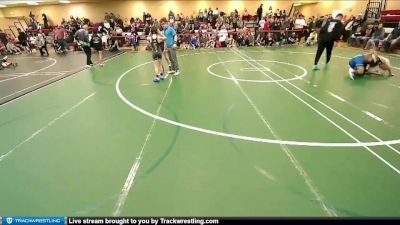 67 lbs Quarterfinal - Ryder Eggleston, Ferndale Force Wrestling Club vs Hazel Rodarte, Mat Demon Wrestling Club