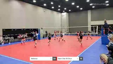 Balance vs Team One 18 Onyx - 2022 JVA World Challenge presented by Nike - Expo Only