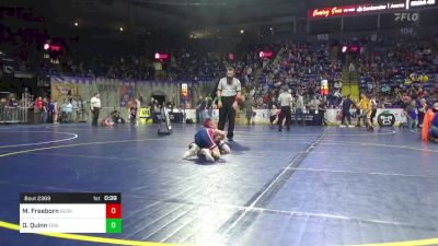 74 lbs Quarterfinal - Mason Freeborn, Berks Catholic vs Dax Quinn, Erie