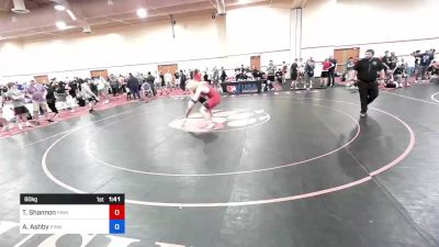 80 kg Cons 16 #1 - Troy Shannon, Pinning Pythons Wrestling Club vs Apollo Ashby, Pinnacle Wrestling Club