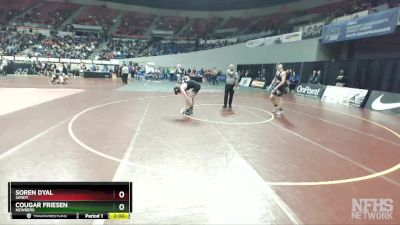 6A-170 lbs Champ. Round 1 - Cougar Friesen, Newberg vs Soren Dyal, Sandy