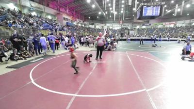 43 lbs Round Of 16 - Cruz Montez, Steel City Reloaded vs Axton Fouts, Ridge Wrestling Club