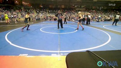 80 lbs Consi Of 8 #2 - Landon Dickey, Pawhuska Elks Takedown vs Matthew Bermea, Clinton Youth Wrestling