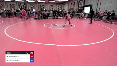 120 lbs Semifinal - Ryan DeGeorge, Nj vs Dunia Sibomana, Ny